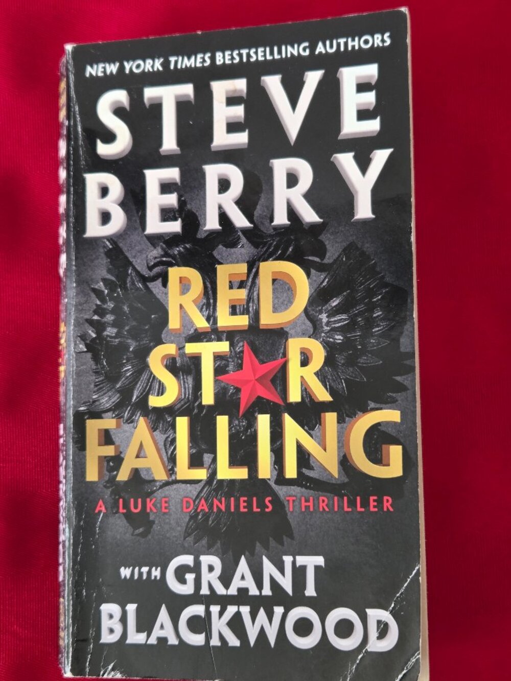 2024, FIRST EDITION, RED STAR FALLING BY STEVE BERRY AND GRANT BLACKWOOD!!!